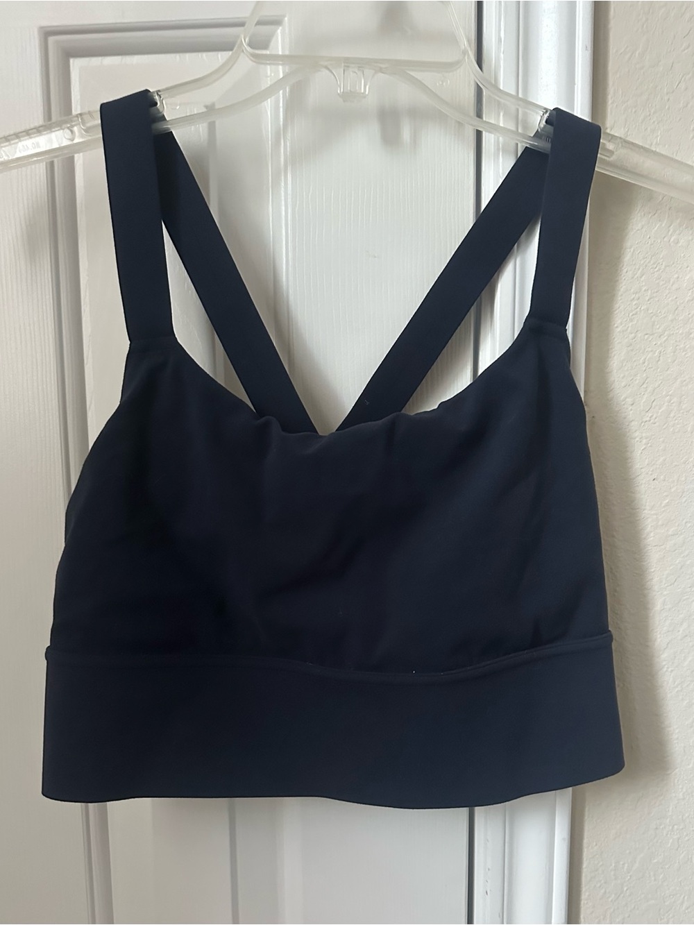 Athleta Navy Blue Strappy Sports Bra